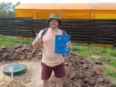 Скважина на воду в поселке Хомутово