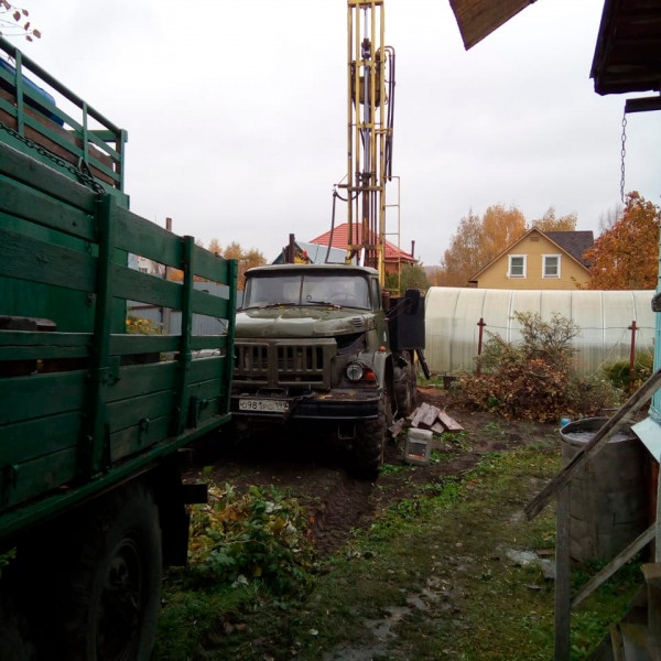 Бурение скважины в д. Давыдково