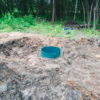 Обустройство скважины с кессоном в д. Мещеры