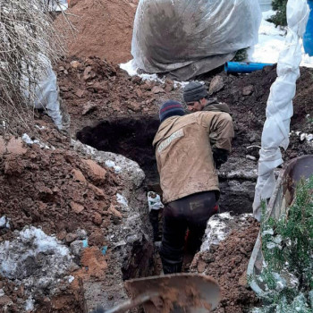 Скважина на воду в д. Хаустово