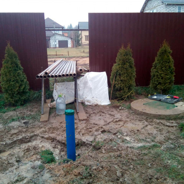 Бурение скважины в д. Таширово