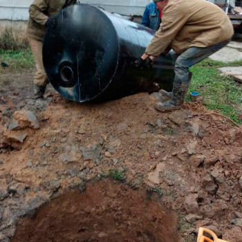Бурение скважины с трубой 133+117 мм и ее обвязка