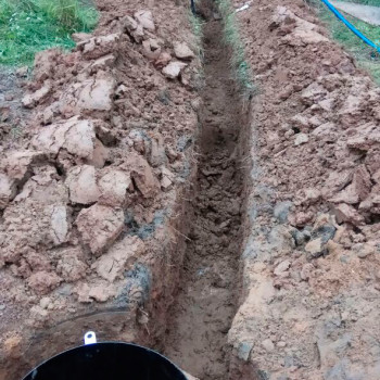 Бурение скважины с трубой 133+117 мм и ее обвязка