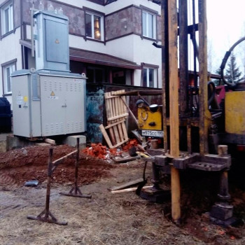 Бурение и обустройство скважины в д. Крёкшино