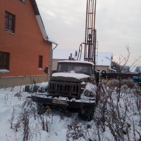 Бурение скважины в д. Кашино