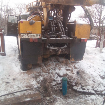 Бурение скважины в д. Орешково
