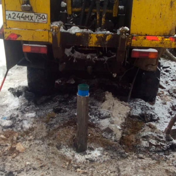 Бурение скважины в д. Плотавцево