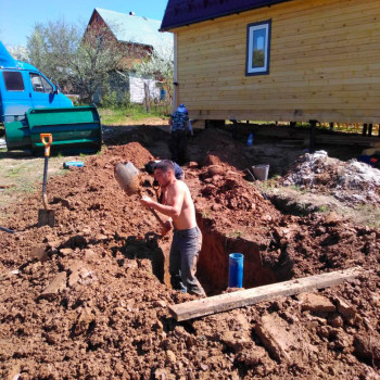 Обустройство скважины в д. Романцево