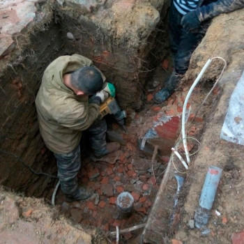 Демонтаж бетонного кессона и монтаж металлического кессона Демонтаж бетонного кессона и монтаж металлического кессона