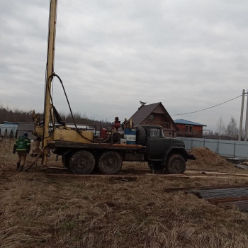 Скважина на воду в деревне Малые Петрищи