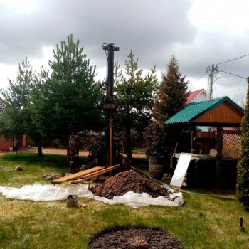Бурение и обустройство скважины в д. Никольское