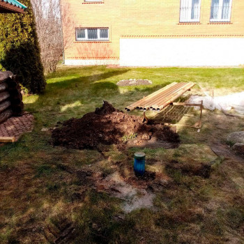 Бурение и обустройство скважины в д. Никольское