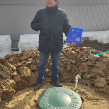 Бурение скважины на воду в д. Антипино