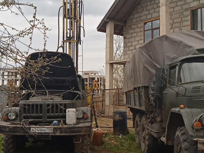 Скважина на воду в деревне Болтино