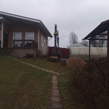 Бурение скважины на воду в КП Клевер Парк Бурение скважины на воду в КП Клевер Парк