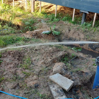 Бурение скважины на воду в д. Дубровское