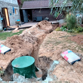 Водоснабжение дома из колодца через кессон в Егорьевске Водоснабжение дома из колодца через кессон в Егорьевске