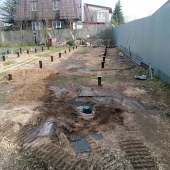 Бурение скважины на воду в посёлке Краснознаменском