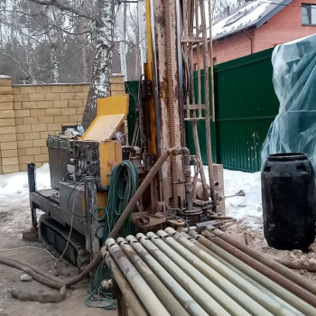 Бурение малогабаритной установкой в Красногорском районе (д. Захарково)