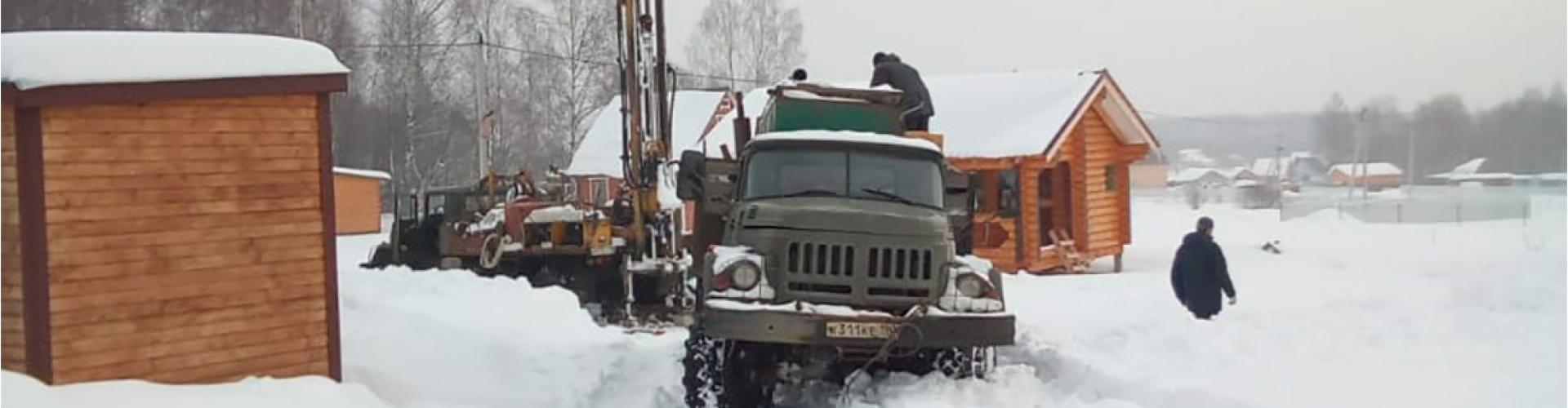 Бурение скважин зимой